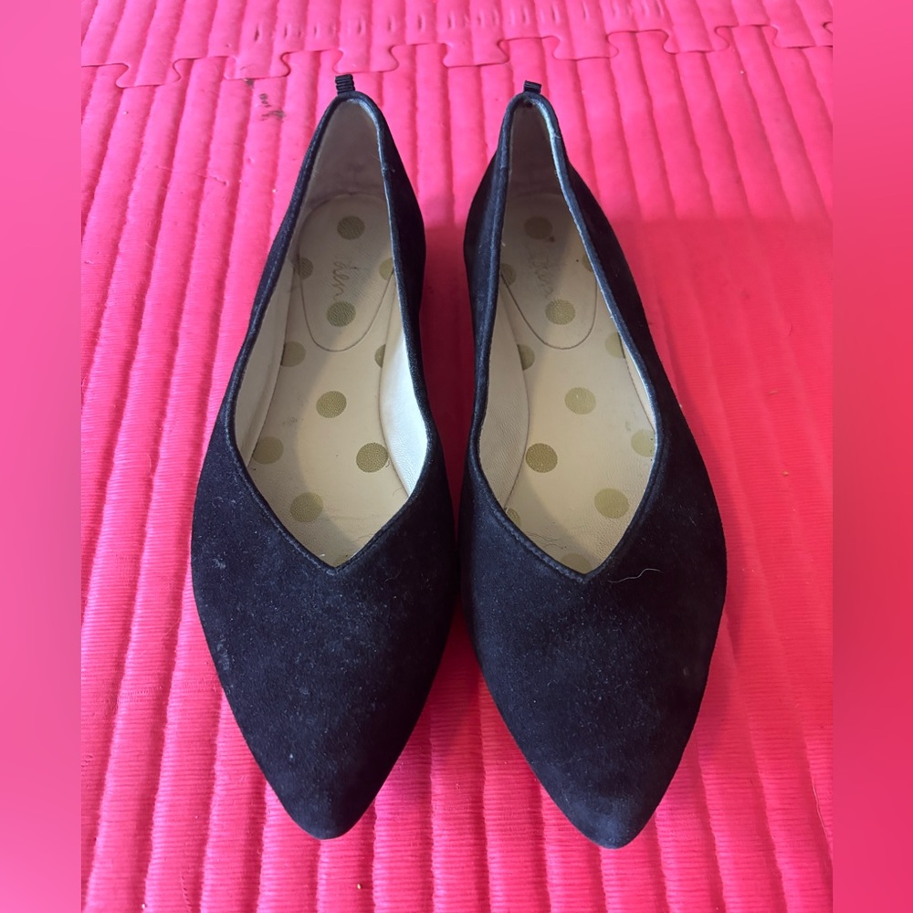 Boden Black Suede Women's Flats